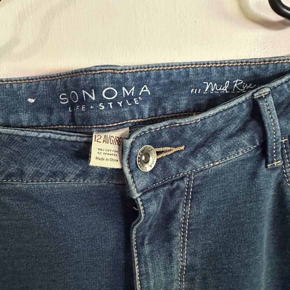 Sonoma Blue Denim Jeans Classic Casual Wear
